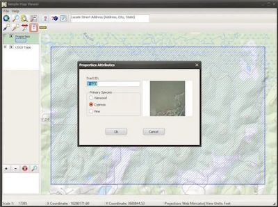 Simple Map Viewer Application