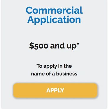 Commercial Application Financing Option