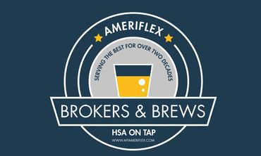 Ameriflex Brokers and Brews emblem for merchandise and give aways by Zack Parkar 2018