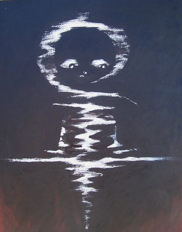 Goth Girl by Zack Parkar. acrylic on canvas. #gothart #zackparkar gothic art painting artwork