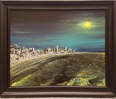 Fahey by Zack Parkar. Acrylic on canvas, painted 2018 zack parkar art artwork painting #zackparkar