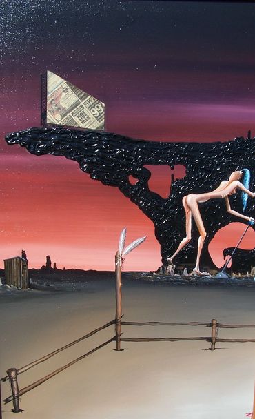 The Insistent Pain In My Sour Gullet (Another Day In The Life) by Zack Parkar. #zackparkar art