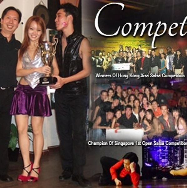 Competition awards with Starlinn from Actfa Dance School Singapore