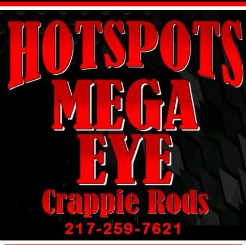 Hotspots mega eye crappie rods logo