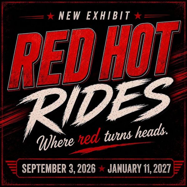 See an incredible collection of automobiles all tied together by one unmistakable color: RED.