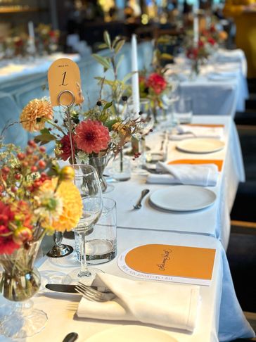 New York NYC Calligraphy Custom Menu