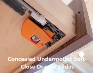 Soft-Close Drawer Slides, Concealed Drawer Slides, Drawer Glides, Undermount Drawer Glides