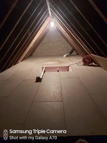 Extra Loft insulation fully or part boarded for storage and a quality loft ladder.