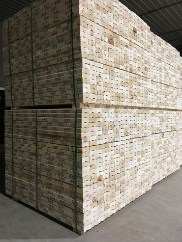 Grooved and stamped dunnage ready to ship