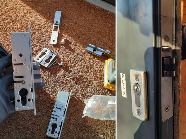 Eprlocksmith a local locksmith near me - communal entrance door locking mechanism repair