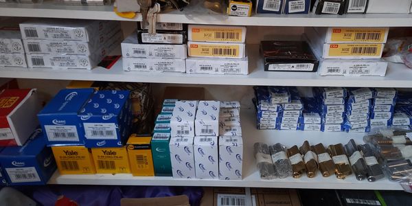 Eprlocksmith a local locksmith near me - stock picture with a small lock range available in the van