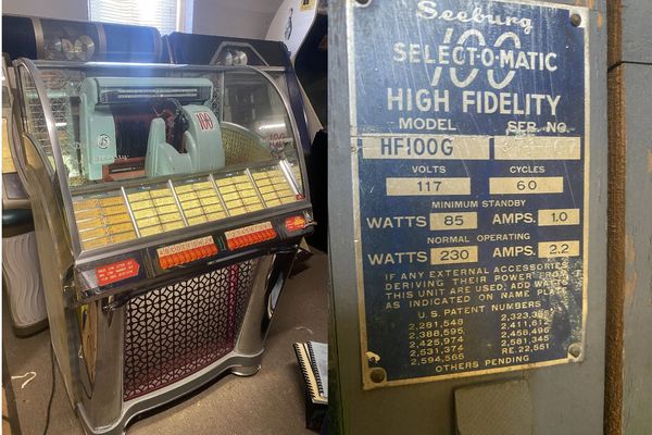 Seeburg Select-O-Matic High Fidelity Jukebox for sale for $3,500.