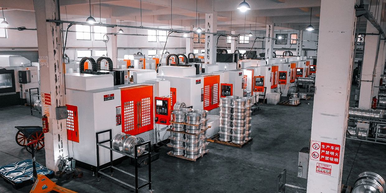 MP Modular wheels CNC production warehouse