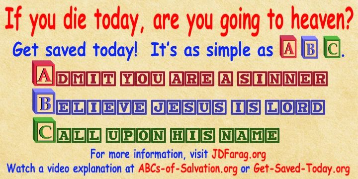 ABCs of Salvation Bumper Sticker