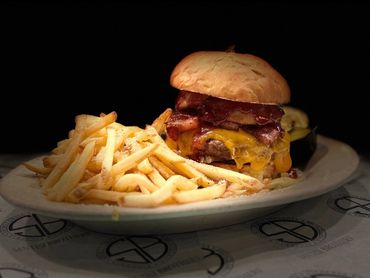 SANTISI BROTHERS charbroiled angus burger