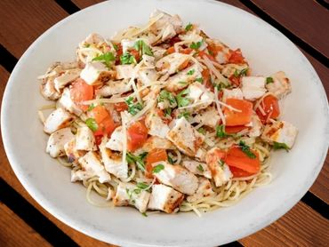 SANTISI BROTHERS grilled chicken pasta