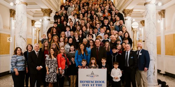 SD homeschool families at Homeschool Day at the Capitol