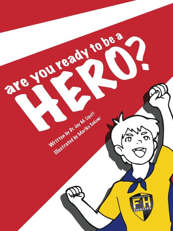 Children's book cover asking if you are ready to be a hero.