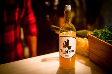 Tubi 60 bottle on a table