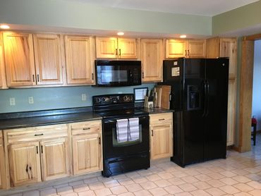 Fully stocked kitchen