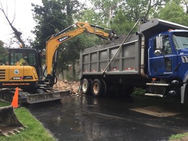 Garage demolition in Buffalo NY