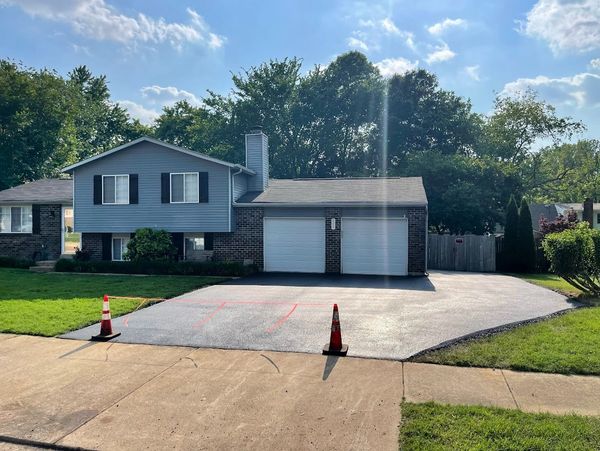 New residential asphalt driveway paved by CPAC - Asphalt paving