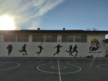 Sequoia Middle school mural in Fresno CA. Painted in 2021