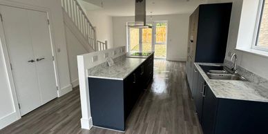 Professional builders cleans removes debris & construction residues, ready for property occupancy.