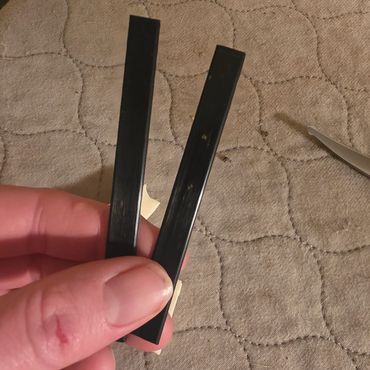 Cut zip ties a little shorter than you think you need