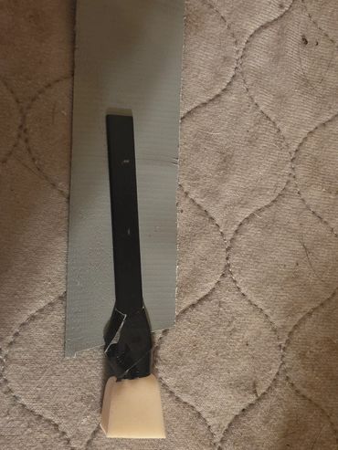 Duct tape both sized of zip tie