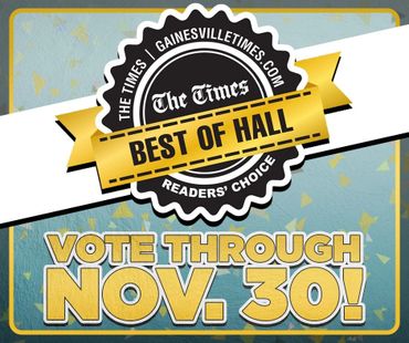 The Times Gainesville Readers' Choice Best of Hall voting ends Nov. 30.