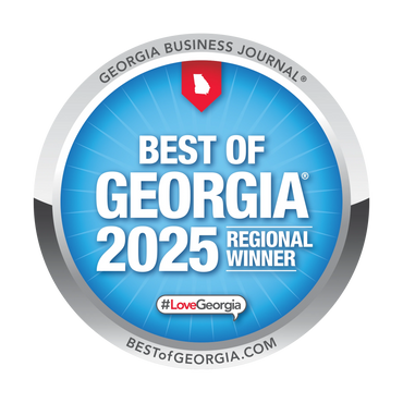 Best of Georgia 2025 Regional Winner badge from Georgia Business Journal.