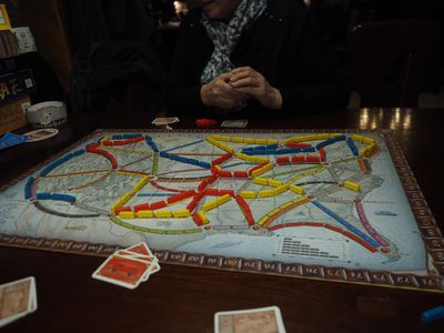 The original version of Ticket to Ride. Image stored in the Made Before AI archive.