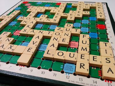 Scrabble in French
Camille Gévaudan • CC BY-SA 4.0
Image held in the Made before AI archive