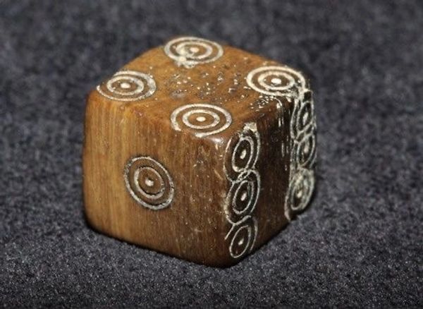 Ancient dice. Image saved in the Made before Ai archive