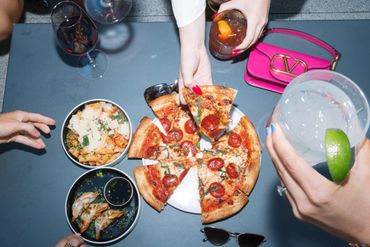 FLORA pizza and appetizers