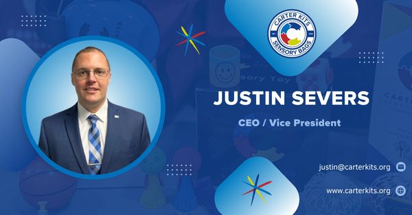 Justin Severs, Carter Kits Training, Autism Training, Carter Kits Sensory Bags, Sensory Bags