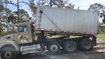 Fill dirt delivery on the time.