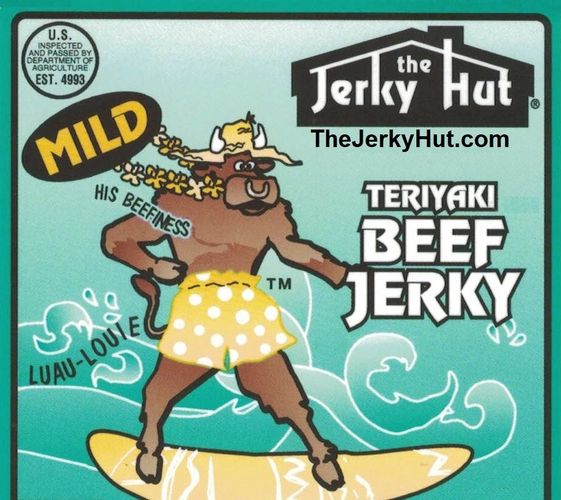 WORLD-CLASS JERKY & STICKS Cartoon design poster