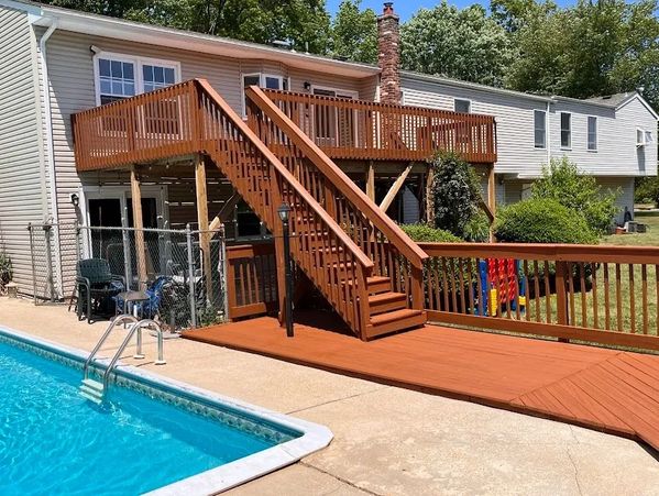 Deck Stained and Sealed