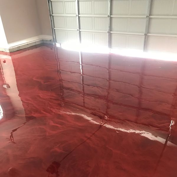 Red Epoxy Floors