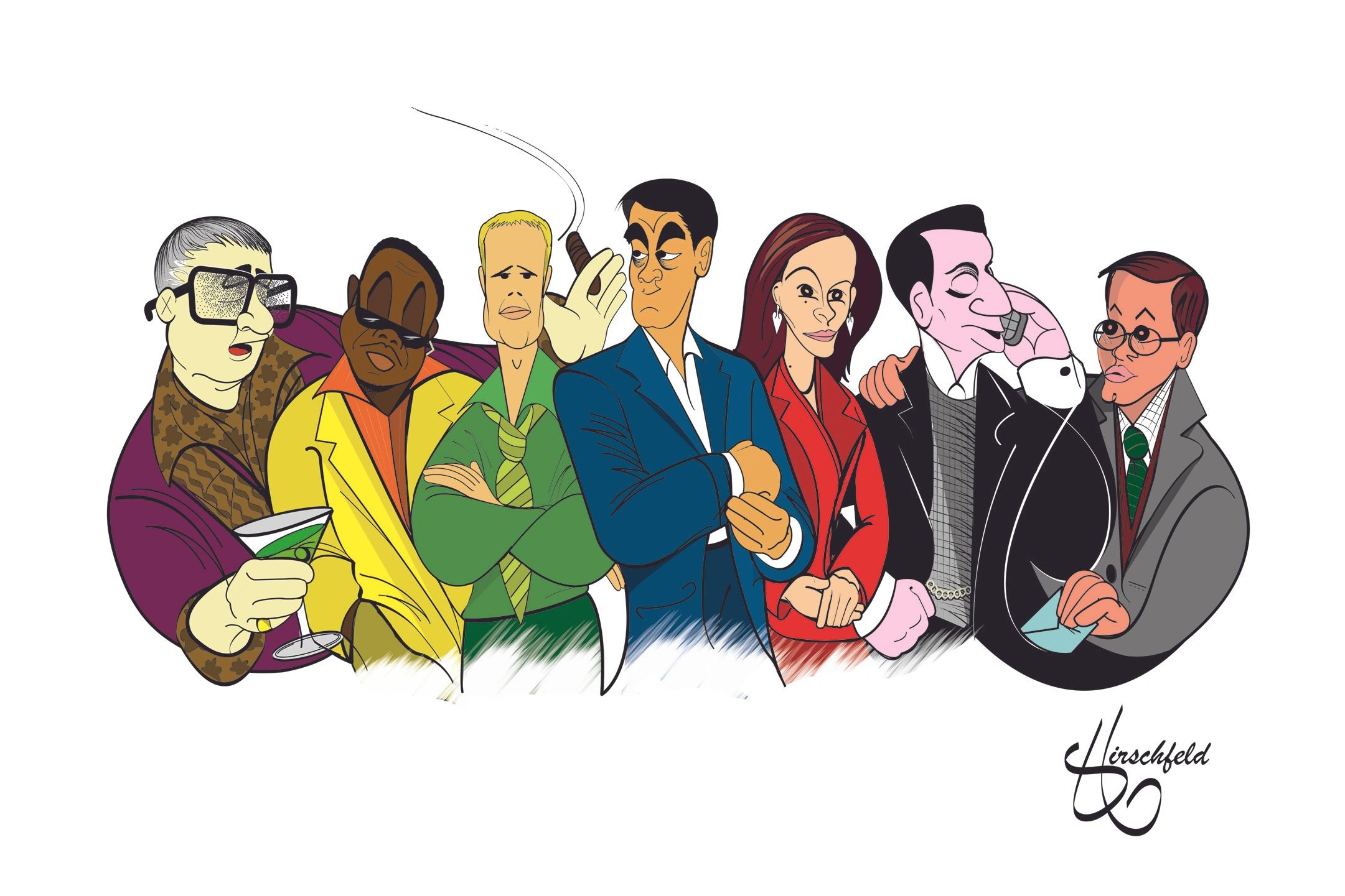 Matt Hirschfeld: Next In Line - Hirschfeld, Drawings