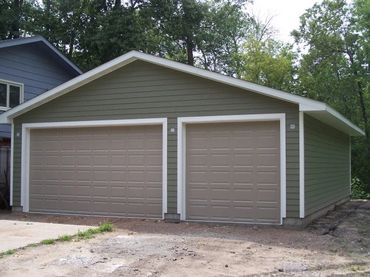 green detached garage - gregory contracting