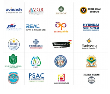 Collage of various company logos from different industries.