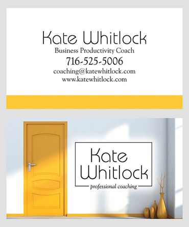 Kate Whitlock business card.