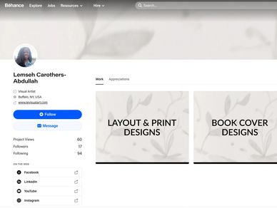 Behance profile for artist LeVisual Art