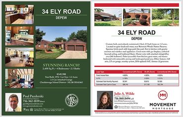 Open house flyer design