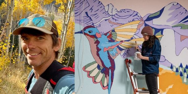 Author and artist montage.