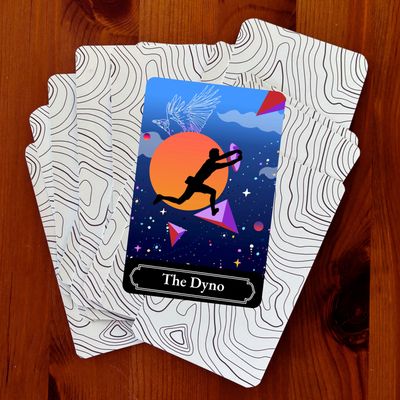 Oracle deck with card highlighted.