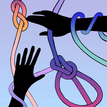 Climbing spirit deck art from the Skybound Traveler.